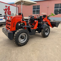 Chargeur de roue à moteur diesel 25 HP, v, petit cylindre, avec toit, chinois