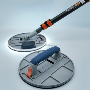 Lijadora <span class=keywords><strong>de</strong></span> paneles <span class=keywords><strong>de</strong></span> yeso <span class=keywords><strong>de</strong></span> 9 pulgadas, lijadora <span class=keywords><strong>radial</strong></span> con 6 lijas, mango <span class=keywords><strong>de</strong></span> goma y rosca hembra <span class=keywords><strong>para</strong></span> limpieza y pulido <span class=keywords><strong>de</strong></span> paneles <span class=keywords><strong>de</strong></span> yeso y <span class=keywords><strong>madera</strong></span> - Product Image 2