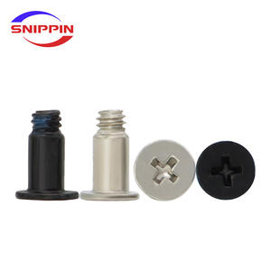 Tornillo de hombro de cabeza plana Phillips de acero al carbono M2 grado 10.9 con parche de bloqueo de rosca, tornillos de precisión antivibración con escalón - Product Image 2