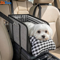 Siège de voiture pour chien SHIYUAN, console centrale, repose-bras portable, rehausseur de transport pour animaux, lit de voyage sécurisé pour petits chiens