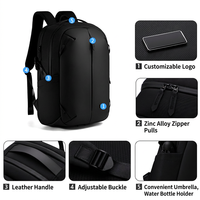 Mochila para Portátil de 15.6 Pulgadas, Impermeable, de Alta Calidad, con Múltiples Bolsillos, para Hombre, de Oxford, para Viajes, al por Mayor