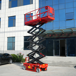 <span class=keywords><strong>Lift</strong></span> Gunting Hidrolik Elektrik Bersertifikasi CE 10m 12m 14m 300KG 500kg, <span class=keywords><strong>Lift</strong></span> Gunting Self Propelled untuk Dijual - Product Image 5