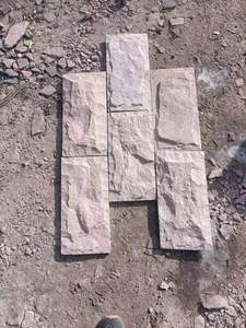 Acabado de hongo natural, arenisca roja rosa para revestimiento de paredes exteriores, azulejo de piedra - Product Image 4