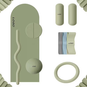 Accesorios de Yoga y Pilates, Mancuernas Portátiles, Pelota de Yoga y Pilates, Barras de Silicona para Manos, Anillo de Fuerza, Tapete de Yoga - Product Image 3