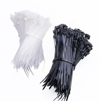 Cable Tie Ties 2.5*120 Nylon Cable Tie Wraps Manufacturer Factory Direct Salesblack Plastic Cord Zip Ties