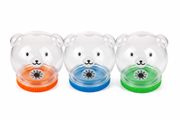 Bouteille PET givrée de 130 ml en gros, qualité alimentaire, conteneur polyvalent pour bonbons, lait, comprimés, snacks, pinces à cheveux, petit pot de rangement avec bouchon à vis