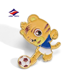 Spilla da bavero in lega di zinco a caldo, regali souvenir, spilla smaltata sportiva personalizzata 3D, spille distintive per Judo, Rugby, Basket, Calcio - Product Image 2