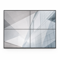 Écran LCD de 49 pouces à cadre mince de 1,8 mm, luminosité de 700 cd/m², garantie de 2 ans, mur vidéo pour salles de conférence d'entreprise