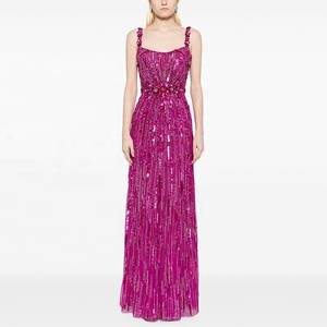 OUDINA Produzione Abiti da Sera Lunghi Eleganti con Strass e Diamanti Taglie Forti Abito Formale da Donna per Feste - Product Image 1