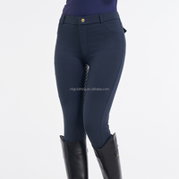 Collants équestres personnalisables avec genouillères confortables et respirantes pour l'équitation
