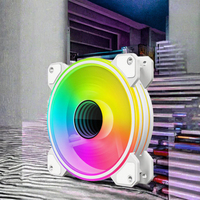 Ventilateur de Boîtier PC RGB 120mm Haute Qualité Silencieux 4 Broches PWM pour Gaming, Refroidissement à Roulement Fluide, Boîtier Durable en Plastique pour Châssis PC