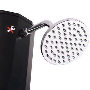 Columna de <span class=keywords><strong>ducha</strong></span> de piscina portátil personalizada de 40L, <span class=keywords><strong>ducha</strong></span> exterior negra para área de piscina - Product Image 3