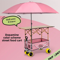 Support de parapluie métallique BTYP TC-05 pour camping-car, accessoires de voiture, pare-soleil, résistant à la pluie, pour marché nocturne, petit chariot et remorque