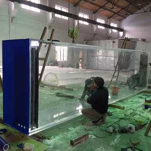 Pecera acrílica personalizada de fábrica, Material de PC de plástico, accesorios para acuario, caja y bolsas embaladas - Product Image 4