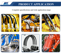 Marque Xm, vente en gros d'usine, livraison gratuite, SAE 100 R13/SAE 100 R15, 5000 psi, caoutchouc résistant à la corrosion haute pression, acier