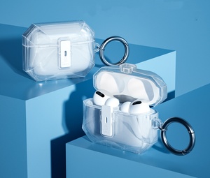 Pour <span class=keywords><strong>Airpods</strong></span> <span class=keywords><strong>Pro</strong></span> 3 Nouvel étui de protection en TPU anti-chute avec couvercle à ressort automatique pour casque - Product Image 1