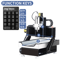Mini Hobby 3040 Houtfreesmachine Mini Metaalfreesmachine CNC Router Met Watertank 3040/4040/6090 voor Aluminium Frezen Snijden