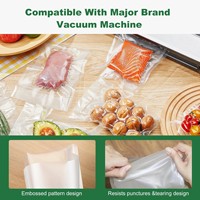 28*500cm Offre Spéciale sans BPA sac de scellage en plastique sous vide pochette d'emballage alimentaire PA PE sacs sous vide rouleau alimentaire sous vide