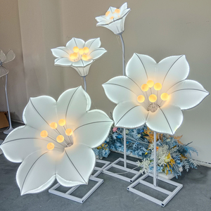 Hot bán AC Powered LED buổi sáng vinh quang ánh sáng 3-đầu không thấm nước ấm trắng Wedding lối đi Nhà máy cung cấp trang trí nội thất cho lối đi tổ chức sự kiện - Product Image 2