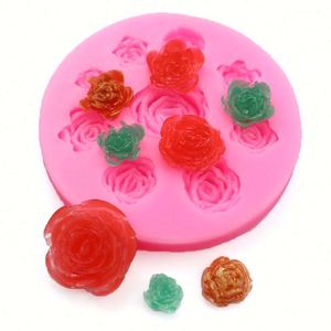 Moule à savon en silicone en forme de fleur personnalisé, facile à démouler, fait main, pour la Saint-Valentin, OEM/ODM - Product Image 1