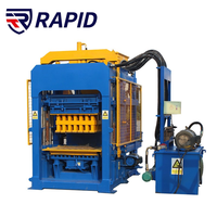 Machine automatique à blocs de béton à double couche hydraulique QT6A-15 pour la fabrication de briques creuses à haut rendement