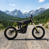 Bicicleta Eléctrica con Batería de Litio de 72V 40Ah, Celdas Samsung 21700, Alcance Máximo de 120 km, Carga Rápida de 4 Horas, 17KW, 500N.m, 95km/h, Resistente al Agua IP65