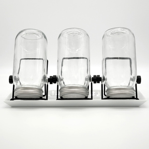 Hoàn thành ba mảnh mọc Kit <span class=keywords><strong>Mason</strong></span> Jar với tấm gốm thép không gỉ đứng khay lưới nắp cho phát triển Hạt Giống Bông cải xanh - Product Image 6