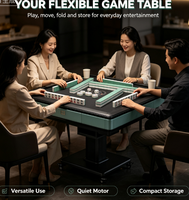 Table de jeu de mahjong automatique pliable pour la maison, faible bruit, mélange stable