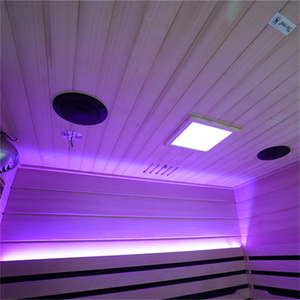 Sauna Infrarroja <span class=keywords><strong>de</strong></span> Grado Médico Personalizada, Sauna Infrarroja Seca Interior <span class=keywords><strong>de</strong></span> Bajo EMF con <span class=keywords><strong>Terapia</strong></span> <span class=keywords><strong>de</strong></span> Luz Roja y Cromoterapia - Product Image 4