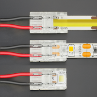 Connecteur de bande LED RGB sans soudure 2P 8 mm pour application sur carte de circuit imprimé, boîtier PC, étanche IP65