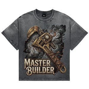 Oversized Punk Graphic <b>Vintage</b> Acid Wash Distress Men's Breathable T-Shirts Casual Streetwear High Quality <b>Tees</b> for Wholesale - Product Image 1