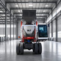 Camion malaxeur à béton autochargeant polyvalent, petite centrale à béton pour les sites de développement des infrastructures