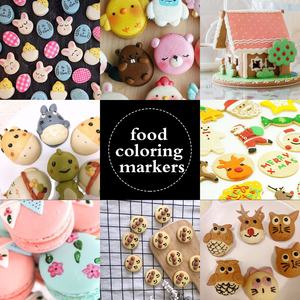 Пищевые красящие маркеры, Nomeca, 10 шт. пищевых съедобных маркеров, пищевые маркеры для украшения помадки, тортов - Product Image 5