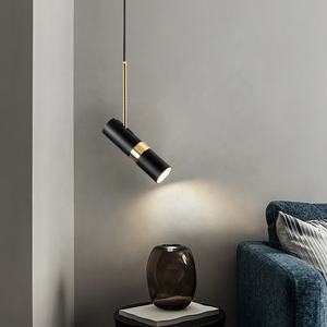 Lámparas Colgantes Pequeñas, Focos LED GU10, Tubo Largo Cilíndrico, Atenuables, Downlights LED Negros - Product Image 5