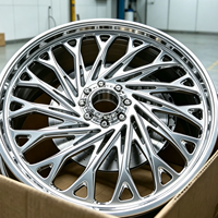 Nouvelles jantes forgées en alliage d'aluminium chromé poli, design multi-rayons, 24x12, 8x6.5, 19-23 pouces, Maybach Mercedes GLC GLE GLS