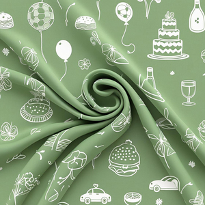 OEM Design Souvenir regalo sciarpa di seta quadrata <span class=keywords><strong>Bandana</strong></span> stampata in raso per accessori di moda - Product Image 3