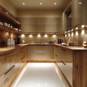 Armoires de cuisine personnalisées de designer, cuisine moderne, finition de luxe, bois massif, MDF, comprend un dosseret, personnalisation de toute la maison, maison - Product Image 4