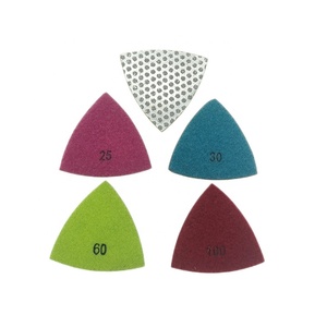 <span class=keywords><strong>3</strong></span> Zoll Granit Marmor Dreieck Hakens ch laufe gelötete Schleif polier pads - Product Image 5