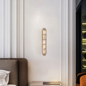 Lampu dinding, cahaya braket pencahayaan kamar tidur latar belakang LED kristal Modern mewah Eropa - Product Image 2