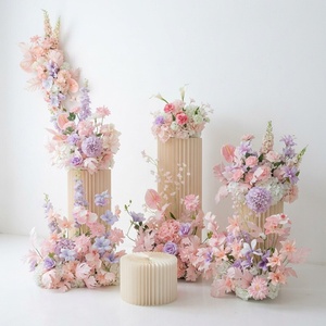 Fiori Artificiali in Seta <span class=keywords><strong>Rosa</strong></span> per Matrimoni, Rose, Gigli, Tulipani, Decorazioni Sospese, Composizioni Semi-manuali e Semi-meccaniche - Product Image 6