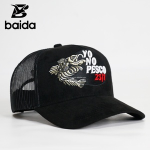 Casquettes 5 panneaux originales Thirty-one 31, casquettes de camionneur en maille et daim, casquettes de baseball avec logo personnalisé YO NO PESCO - Product Image 1