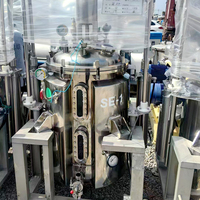 Réservoir de mélange en acier inoxydable de haute qualité avec agitateur pour la préparation de lotions, crèmes et liquides cosmétiques