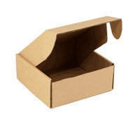 Venta caliente Popularidad Materiales ecológicos Embalaje de regalo Papel artesanal Caja de papel de avión de forma cuadrada
