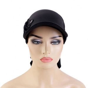 Wholesale Beauty Design Muslim Women Headscarf Accessories Solid Colors <b>Hijab</b> Headwraps Polyester Spandex All Seasons Custom - Product Image 4