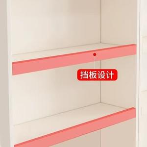 ชั้นวางสินค้าร้านแม่และเด็ก ตู้ร้านเสริมสวย ตู้โชว์เครื่องสำอาง ตู้โชว์เครื่องประดับ ตู้โชว์ผลิตภัณฑ์ดูแลผิวและเล็บ ตู้โชว์ไม้สีขาว - Product Image 3