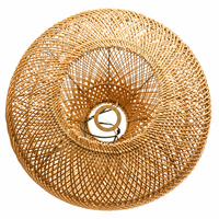 Abat-jour en rotin véritable tissé à la main, vintage, multi-usages, pour lampe suspendue, lampe de table, décoration pour la maison, le restaurant, le commerce