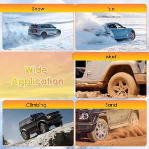 Nouvelles chaînes à neige universelles pour pneus de voiture - Alliage de titane et acier, accessoires de pneus élargis et épaissis - Product Image 5