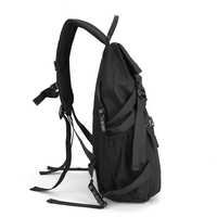 Sac à dos pour ordinateur portable léger et imperméable pour hommes avec logo personnalisé, sac à dos décontracté pour étudiants avec fermeture à boucle
