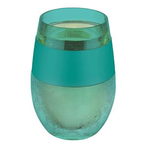 10 Oz ठंडा कप दोहरी दीवार अछूता Freezable पेय द्रुतशीतन के लिए ठंड के साथ जेल चश्मा लाल और सफेद शराब गिलास - Product Image 1