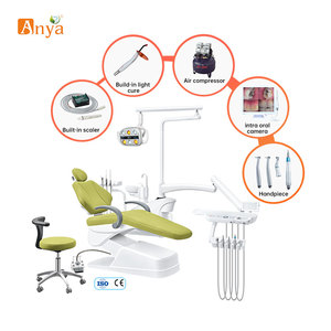 Nuovissima Poltrona Odontoiatrica Completa Certificata ISO, Unità di Trattamento Elettrica in Metallo, Plastica e Acciaio per Dentisti - Product Image 1